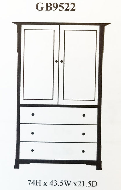 Granby Cherry Armoire