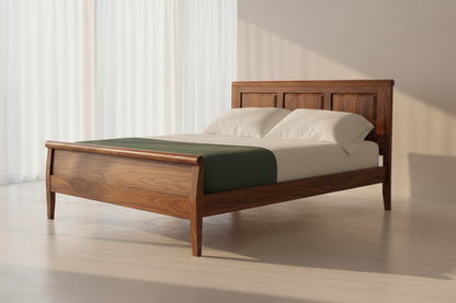 Carriage Raised Panel Bed