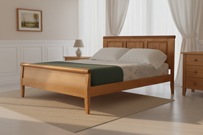 Carriage Raised Panel Bed