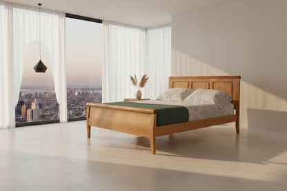 Carriage Raised Panel Bed
