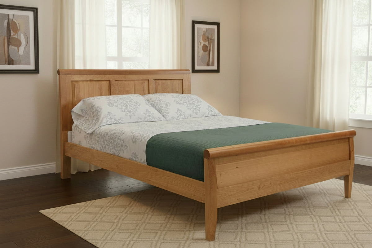 Carriage Raised Panel Bed
