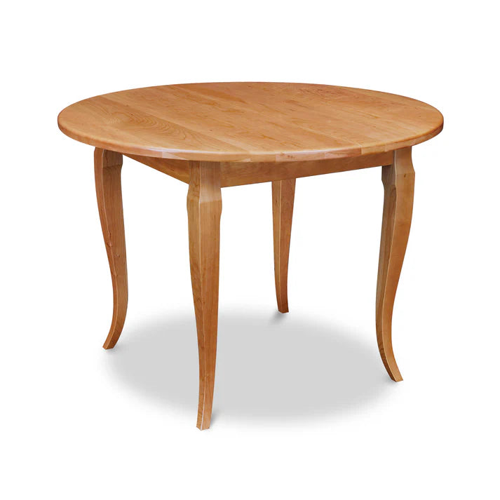 French Country Round Solid Top Hardwood Tables