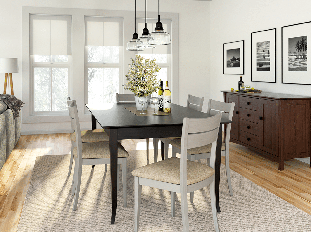 Flare Leg Dining Table