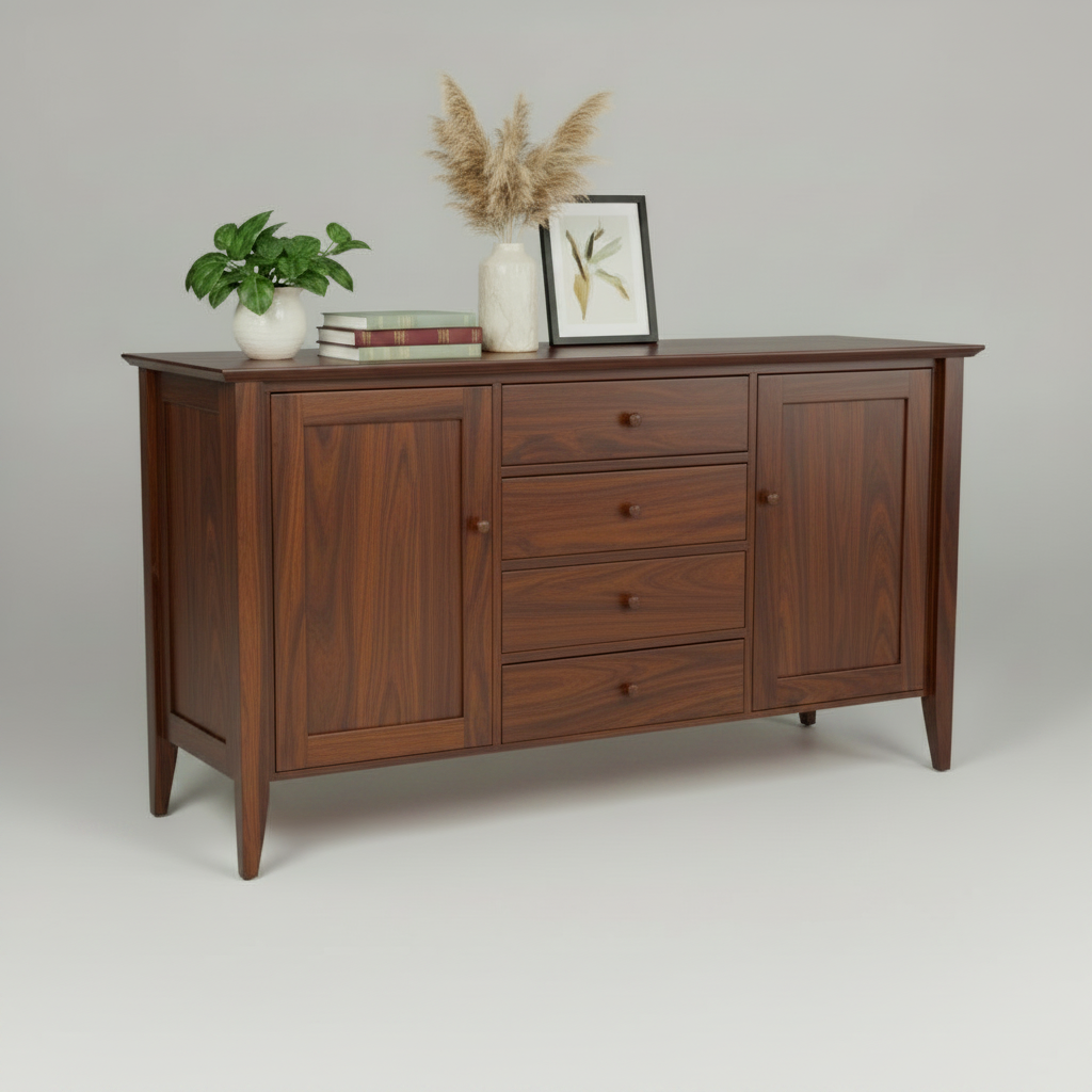 Four Drawer Shaker Buffet