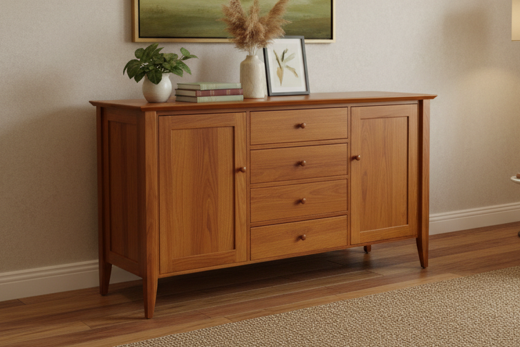 Four Drawer Shaker Buffet