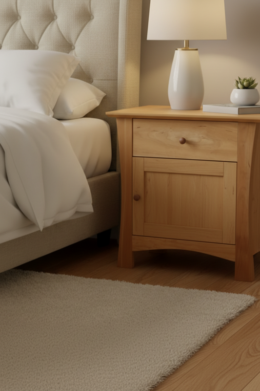 Granby Large Night Stand w/one Drawer and  Paneled door under