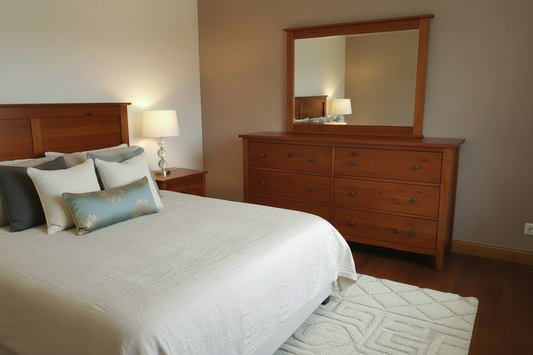 Shaker Post Six Drawer Dresser (SHP9660)