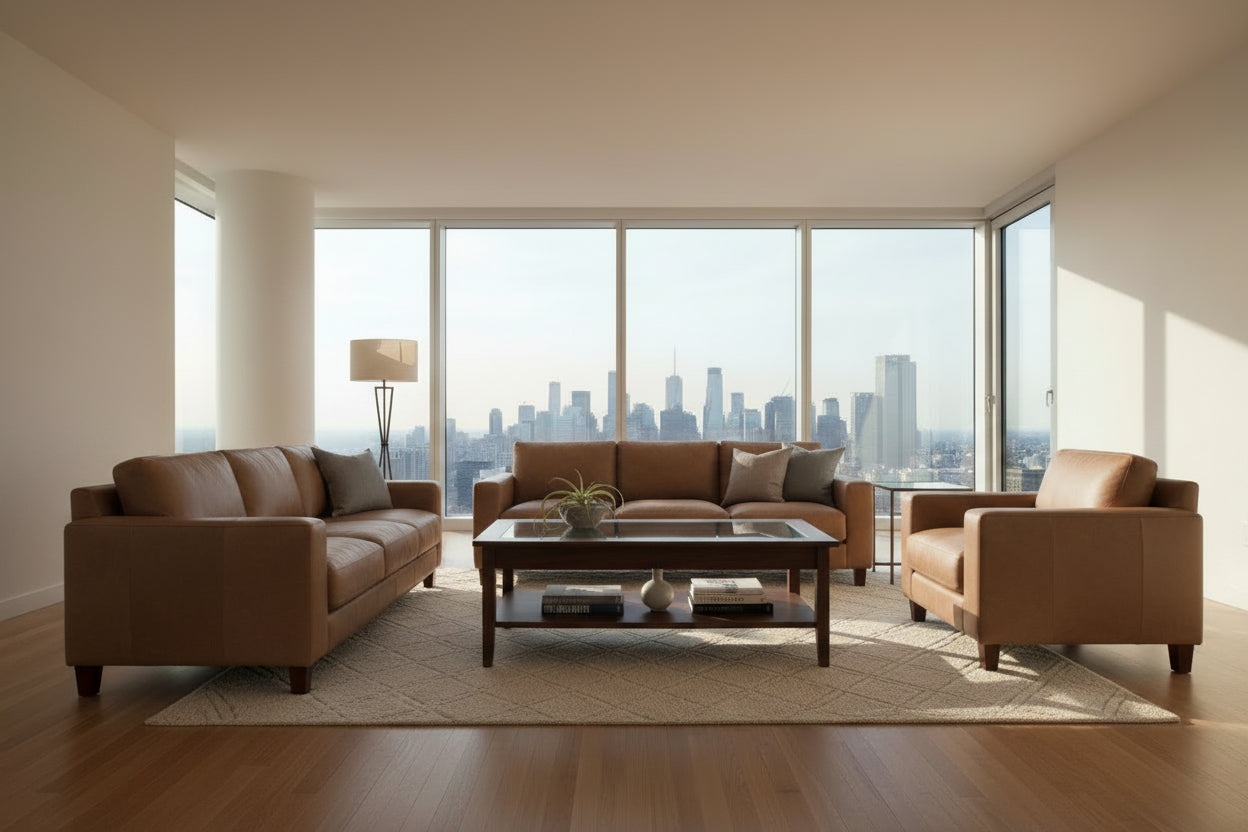Shaker Coffee Table with the glass tops