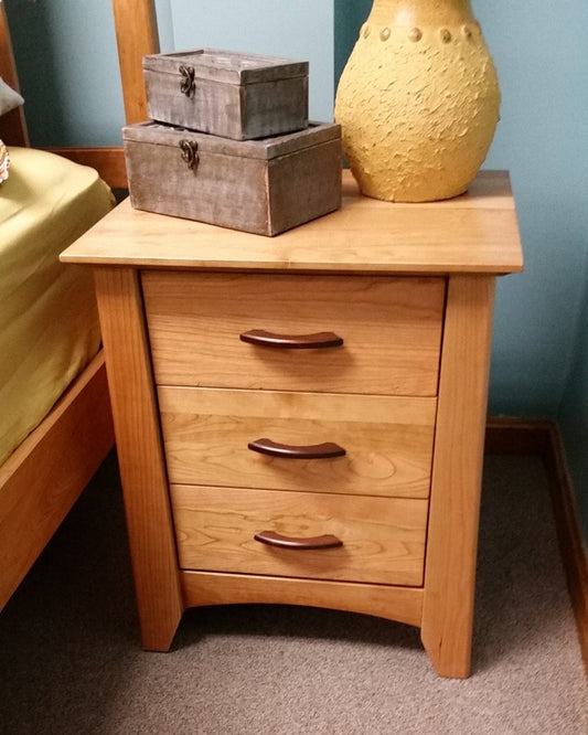 Willow 3 Drawer Nightstand
